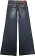 RED PEPPER 7084 Size 26 Women's Wid Leg Jeans Embroidery Embroidered Distressed