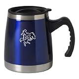 McNeese State University - 16-ounce Squat Travel Mug Tumbler - Blue