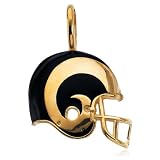St. Louis Rams Helmet Pendant, 14 Karat Gold