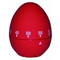 Sefama International 104725 Minuteur OEuf Touché Soft Touch Rouge 5,4 x 7 cm