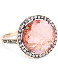 Kalan by Suzanne Kalan Round Salmon Topaz Ring
