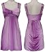 LA BELLE Ombre Beaded Empire Waist Dress