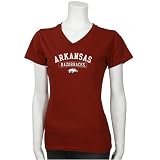 adidas Arkansas Razorbacks Cardinal Ladies Practice T-shirt
