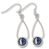 Dallas Mavericks French Loop Earrings w/Jewelry Card