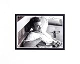 James Dean (With Camera) Framed Double-Matted Movie Print - 8
