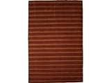 6'6 x 9'10 Red Hand Tufted Wool Gabbeh Rug