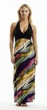 Halter Top Maxi Dress / Coverup in Silky 'ITY' Fabric in Sizes Small - 4x