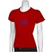 Arizona Wildcats Ladies Cardinal Red Jeweled Logo T-shirt