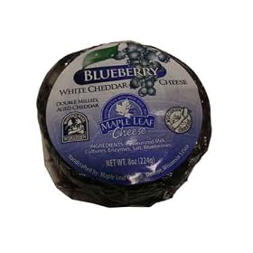 White Cheddar Cheese with Blueberries by Wisconsin Cheese Mart by Wisconsin Cheese Mart