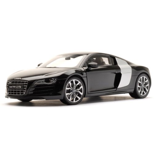 Audi R8 5.2 FSI Quattro Black 1:18 Kyosho Model Car