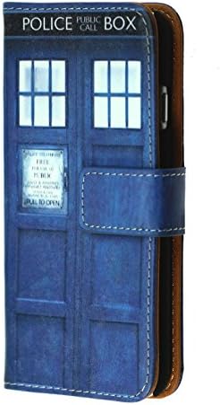 iPhone 6s Wallet Case CASEVEREST Leather Slim Book Wallet Case with Cash Card Slots Flip Cover Kickstand Folio Tardis Blue Police Call Box Pattern Pouch Case for iPhone 6 / 6s Doctor Who