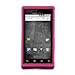 GTMax Hot Pink Durable Rubber Hard Snap On Crystal Cover Case for Verizon Motorola Droid A855 CDMA Cell Phone