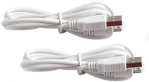 Briteley WII U USB Gamepad Charger Cables 10' (2 Pack)