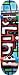 Blind OG Stained Glass Complete Skateboard, Blue, FUL7.5