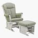 Baby : Dutailier Sleigh Glider and Ottoman - White