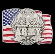 Army Black Knights Pewter Belt Buckle - NCAA College Athletics Fan Shop Sports Team Merchandise