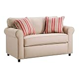 Canyon Oversize Twill Sleeper Chair - Khaki