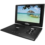 Sylvania SDVD1332 13.3-Inch Swivel Screen Portable DVD Player with USB/SD Card Reader