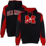 NCAA Mississippi Rebels Navy Blue-Cardinal Red Challenger Hoody Sweatshirt