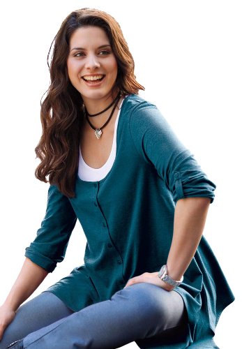 Woman Within Plus Size Handkerchief tunic by Ellos in soft cotton jersey
