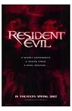 Resident Evil By Unknown. ART POSTER ON CANVAS with 3/4 inch deep bars. Size: 11 x 17 Inches