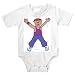 Onesie with happy, exercise, aerobics, smiling, energetic, bear, animal