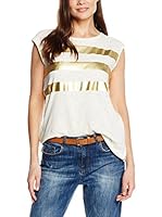 Cortefiel Camiseta Manga Corta (Crudo)