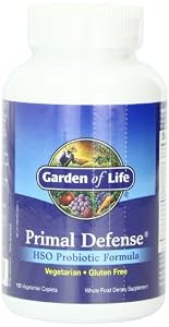 Garden of Life Primal Defense HSO Probiotics Formula, Caplets, 180-Count Bottle