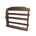 praktisches Gew�rzregal, Holz, Wand-Gew�rzregal, braun gebeizt
