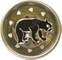 Black Bear LODGE Kitchen Sink STRAINER drain plug stopper home decor