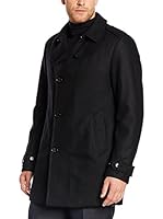 ALLEGRI Abrigo Wool Herringbone (Negro)