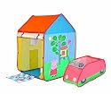 Worlds Apart Peppa Pig Roleplay Tent