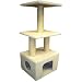 40" BUNGALOW - SHERPA Cat Condo tree Furniture Tower