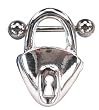 Safe Lock Chastity Belt Barbell Steel Jewelry Piercing