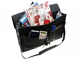 Leather Executive Briefcase - Black