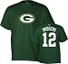 Mens Green Bay Packers #12 Aaron Rodgers Name & Number Tshirt - M
