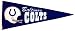 Baltimore Colts Medium Throwback Pennant