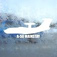 A-50 MAINSTAY White Decal Military Soldier Window White Sticker