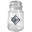 Tampa Bay Rays MLB 31oz Glass Candy Jar - Primary Logo by Great American Products