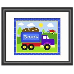 Under Construction Black Personalized Print