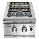DCS Side Burner Propane Gas Double Side Burner Built In BGB132-BI