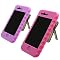 Kroo Fit Silicone Skin Case for Apple iPhone 3G Bundled in 2s - Magenta & Lilac