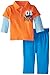 BON BEBE Baby-Boys Newborn Rookie Of The Year 2 Piece Pant Set