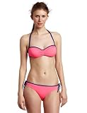 Diesel Women's Coral Samy Bikini, Flamingo Pink/Blue, Large