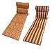 Plantation Patterns 7286-02325001 Reversible Cartridge Chaise Cushion Red/brown