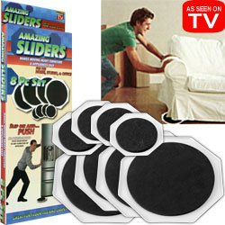 Amazing Sliders Furniture Mover Assistant - Set of 8. Product Category: As Seen on TV