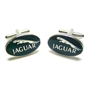 Jaguar Car Auto Cufflinks w/ Gift Box