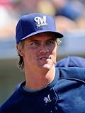 Colorado Rockies v Milwaukee Brewers, PHOENIX, AZ - MARCH 10: Zack Greinke Photographic Poster Print by Kevork Djansezian, 12x16