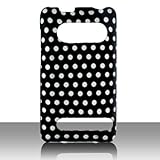 HTC EVO 4G Sprint Cell Phone Polka Dots Protective Case Faceplate Cover