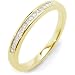 18ct Yellow Gold and Diamond Princess Cut Half Eternity Ring- 0.16ct Dia
